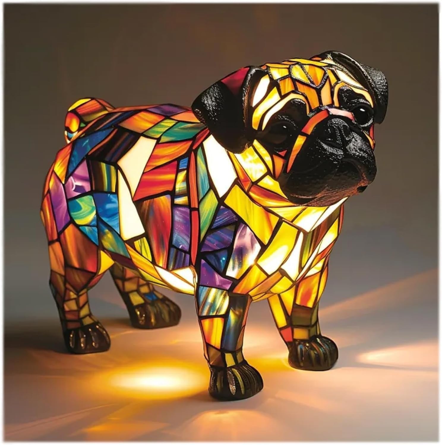 Spike | Hondenlamp Magisk in gekleurd glas