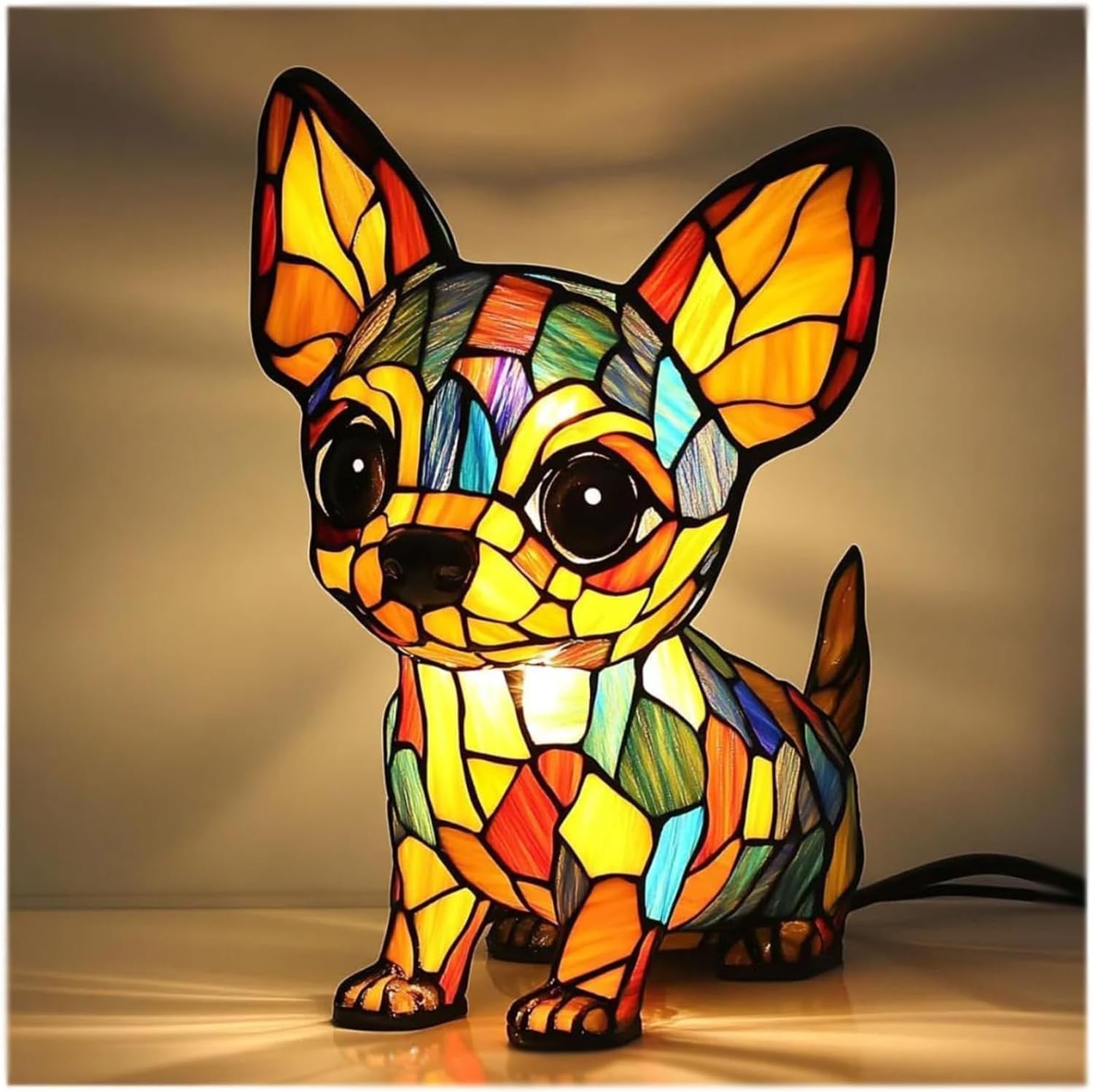 Chacha | Hondenlamp Magisk in gekleurd glas