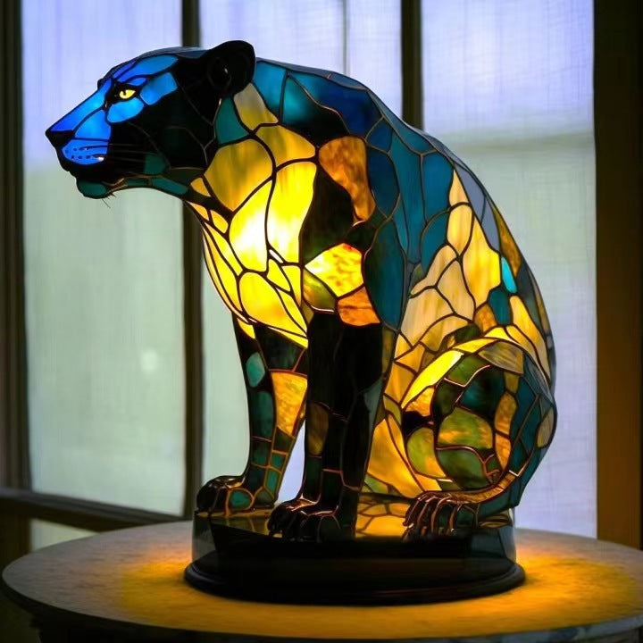 Fauve | Panterlamp Magisk van gekleurd glas