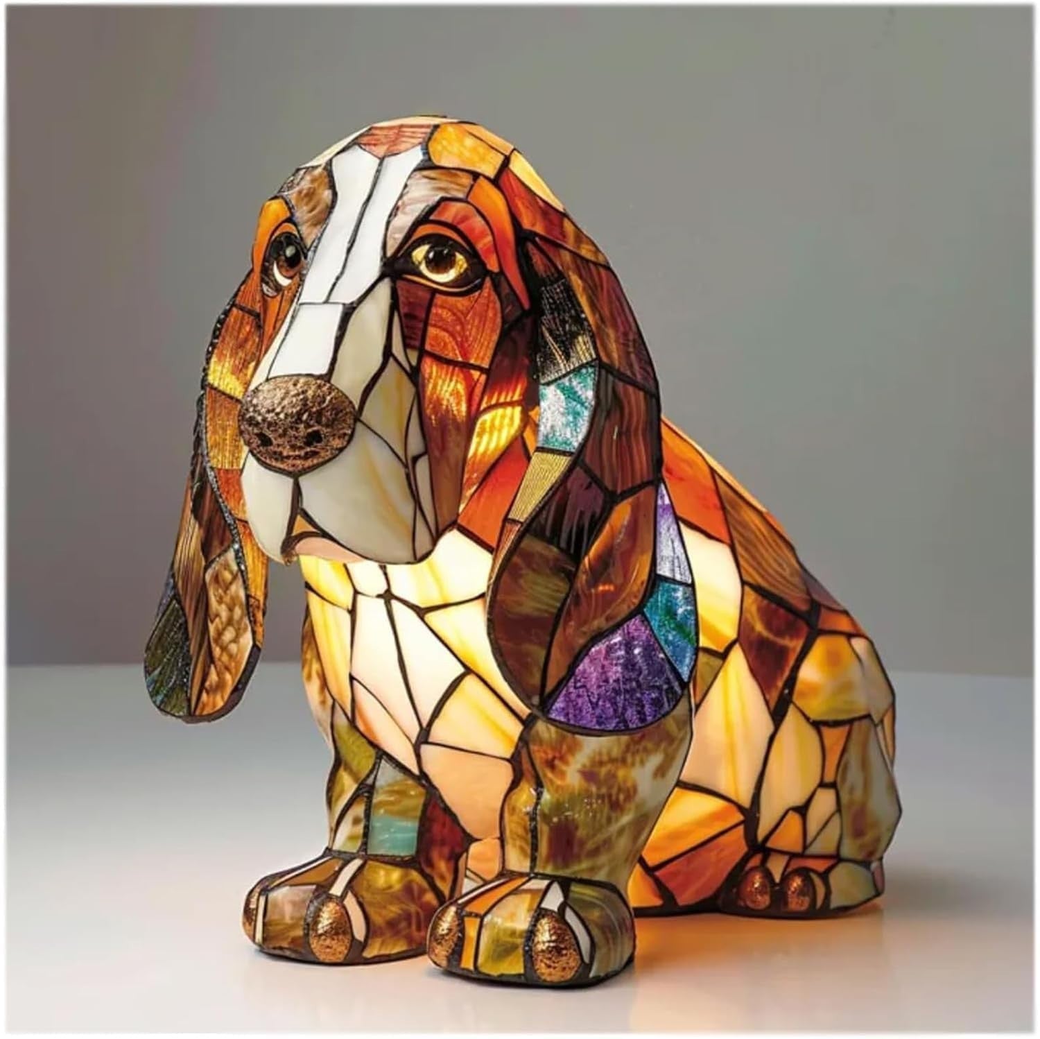 Canelle | Hondenlamp Magisk van gekleurd glas