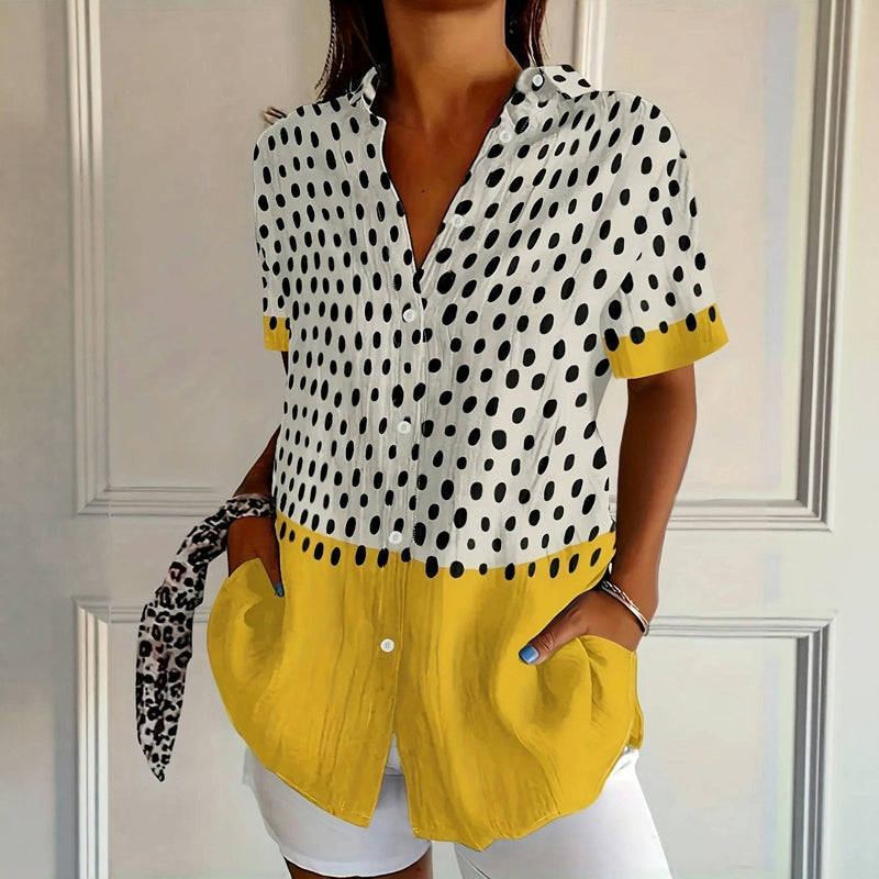 Zomerblouse "Tuinfeest" – Graceful & warm