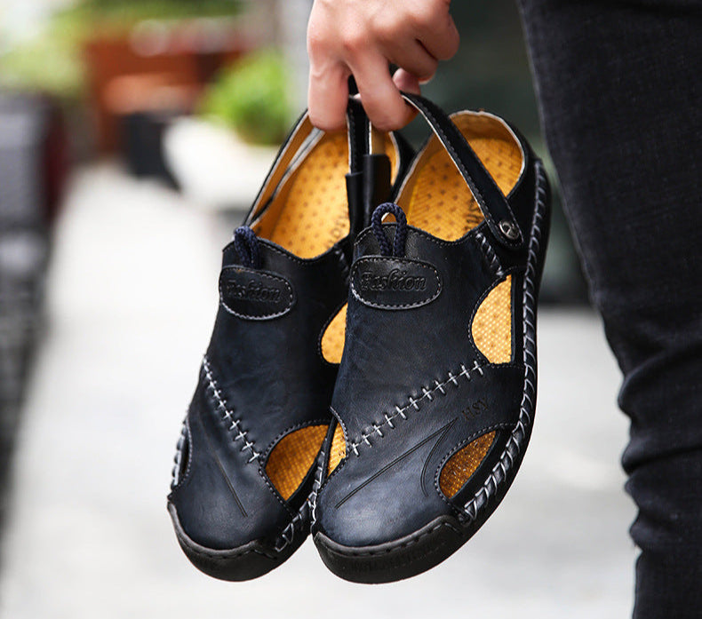Tom™ | Orthopedische Leren Sandalen