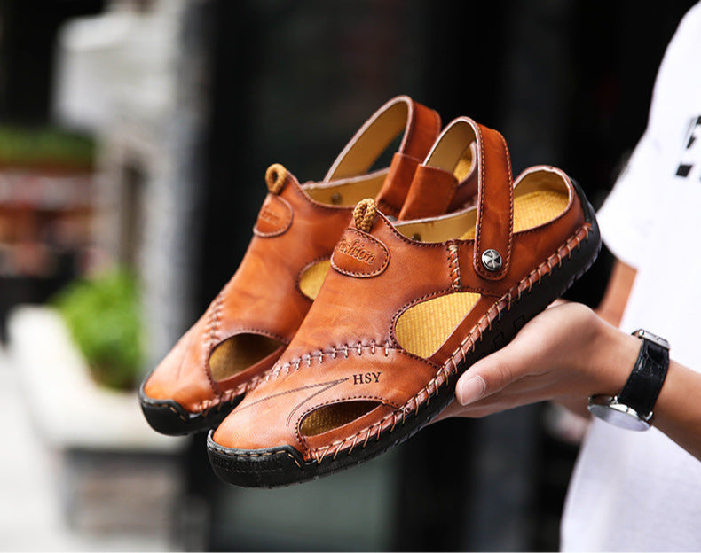 Tom™ | Orthopedische Leren Sandalen