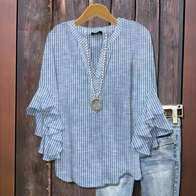 Zomerblouse "Tuinfeest" – Fris & vrouwelijk