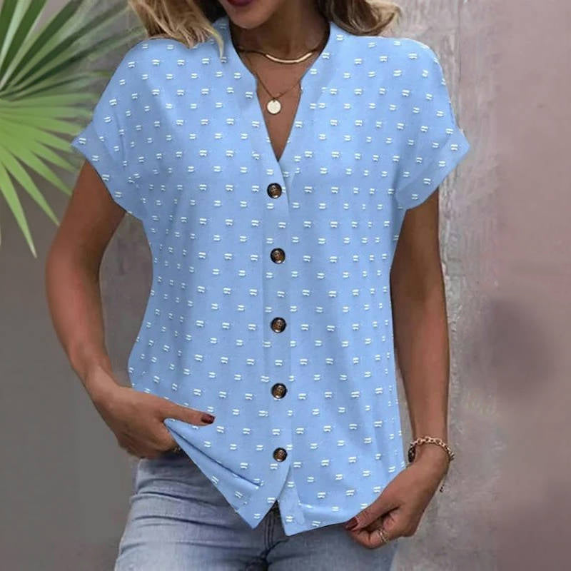 Zomerblouse "Marktdag" – Modern & warm