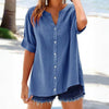 Zomerblouse "Marktdag" – Rustig & mooi