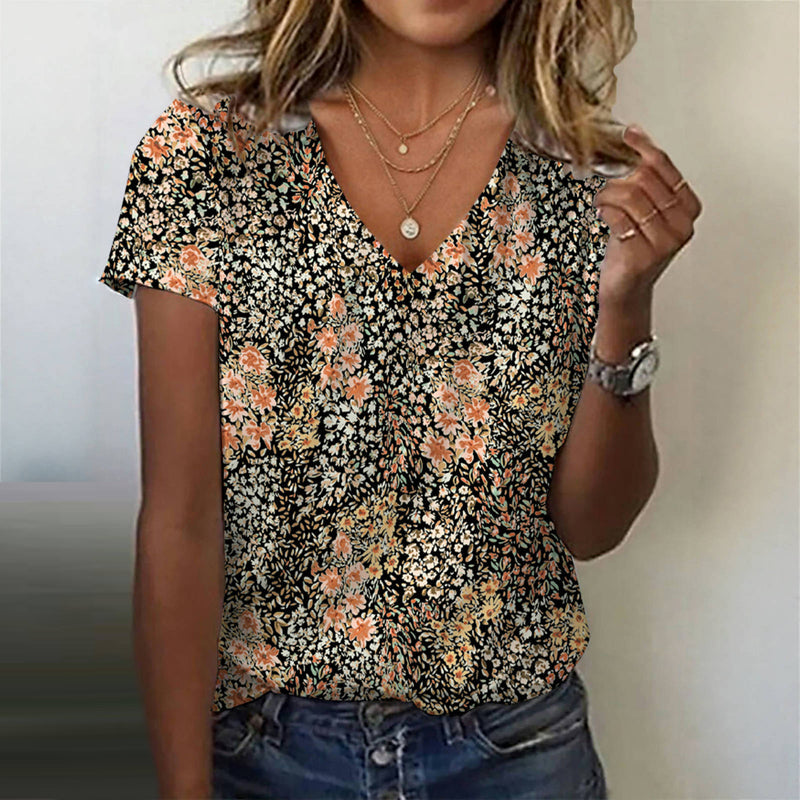 Zomerblouse "Marktdag" – Helder & stijlvol