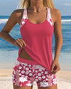 Sabrina | Tweedelig Badpak met Comfortabele Pasvorm en Bloemige Strandstijl