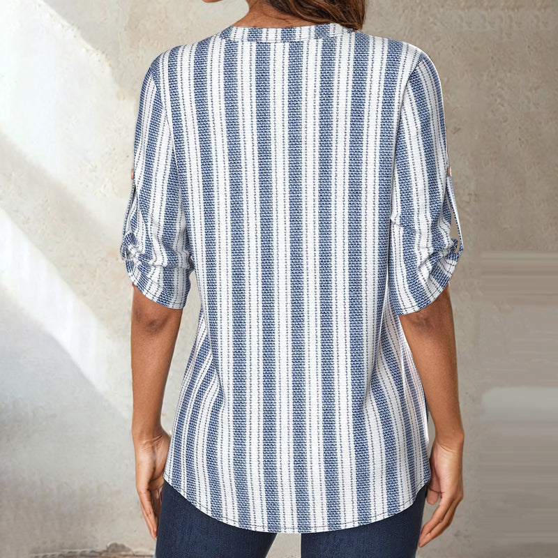 Zomerblouse "Marktdag" – Elegant & fijn