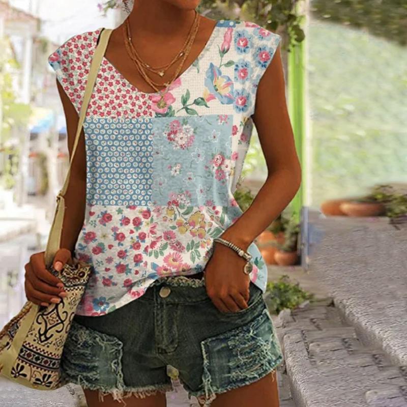 Zomertop "Marktdag" – Elegant & authentiek