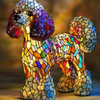 Gigi  | Magische hondenlamp van gekleurd glas