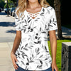 Zomerblouse "Koffietijd" – Elegant & rustig