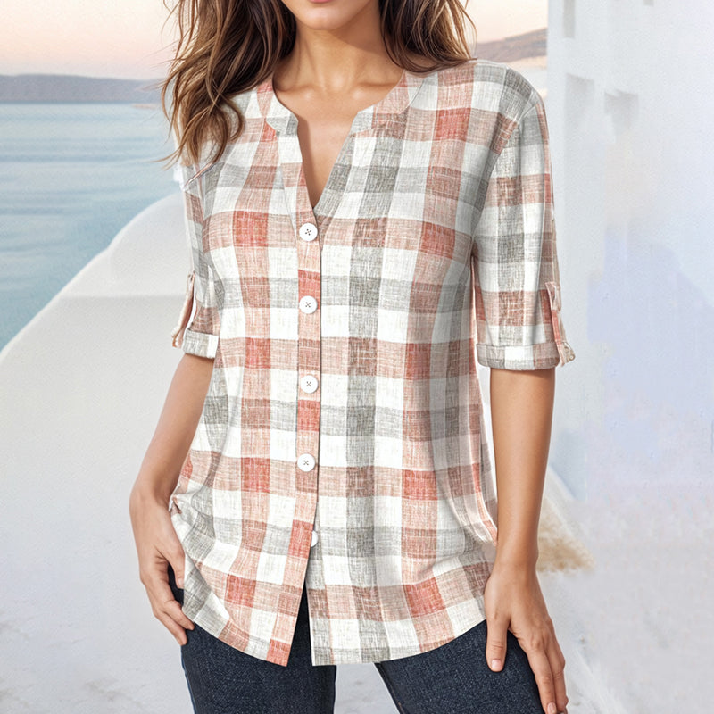 Zomerblouse "Zondagmiddag" – Licht & elegant