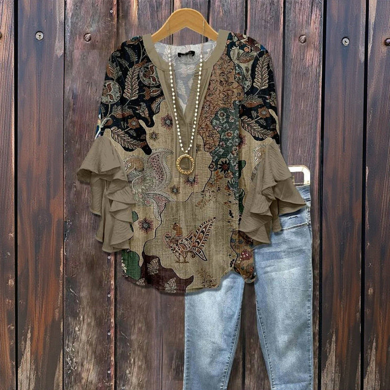 Zomerblouse "Kleinkinderen" – Zacht & stijlvol
