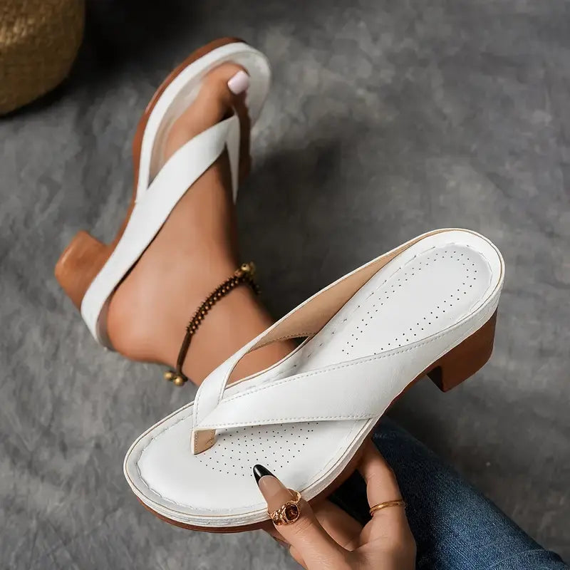 Orthopedische Slipper met Hak