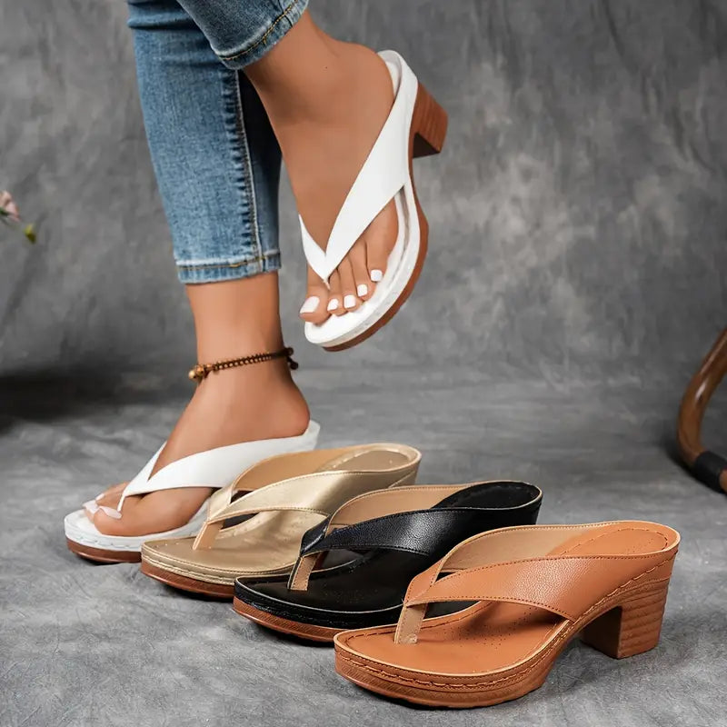 Orthopedische Slipper met Hak