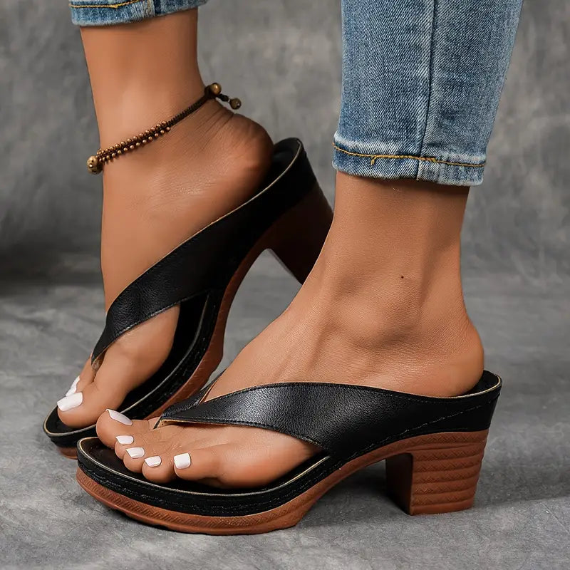 Orthopedische Slipper met Hak
