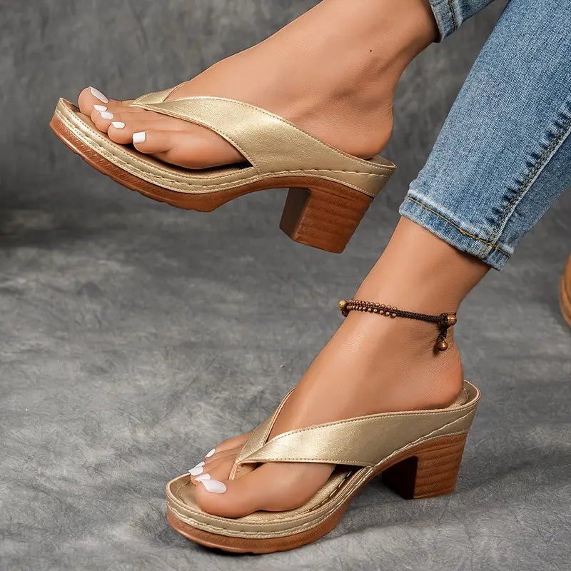 Orthopedische Slipper met Hak