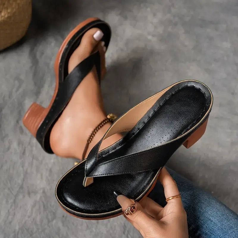 Orthopedische Slipper met Hak