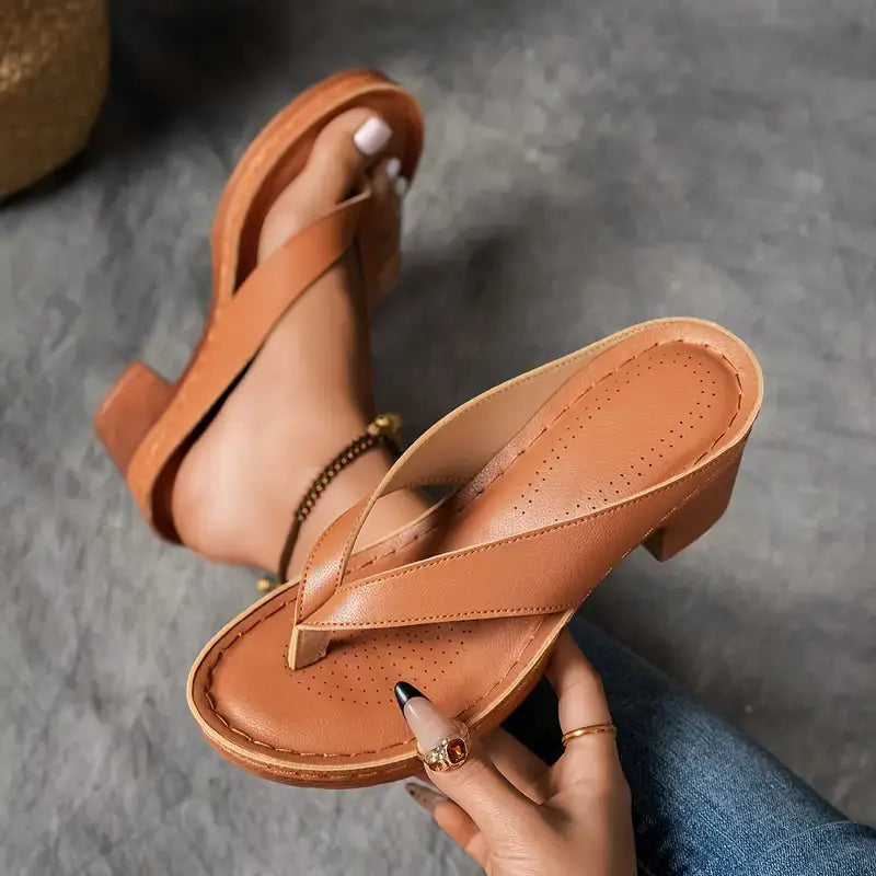 Orthopedische Slipper met Hak