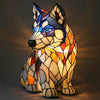 Rex | Magische hondenlamp in gekleurd glas