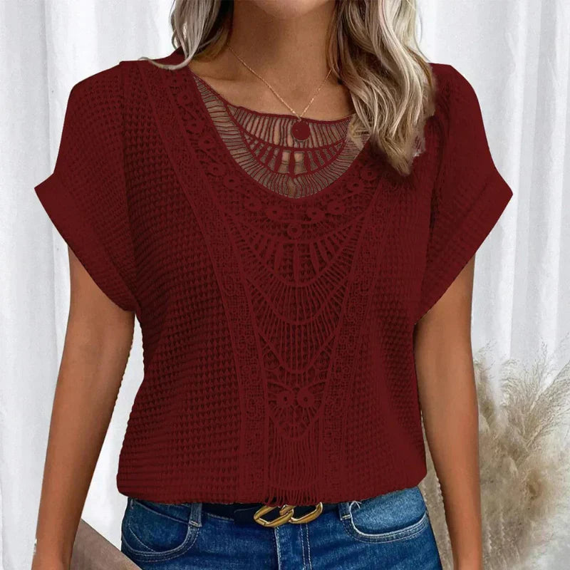 Karin™ | Elegante Ibiza-style blouse