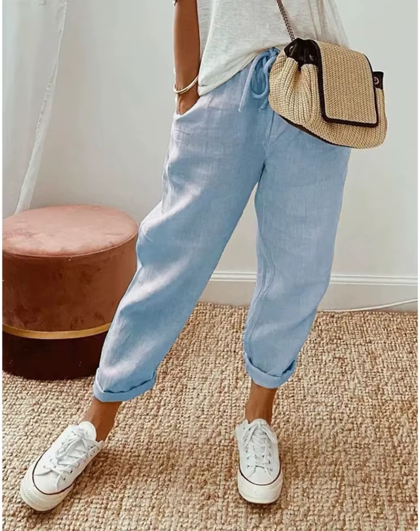 Elin - linnen broek