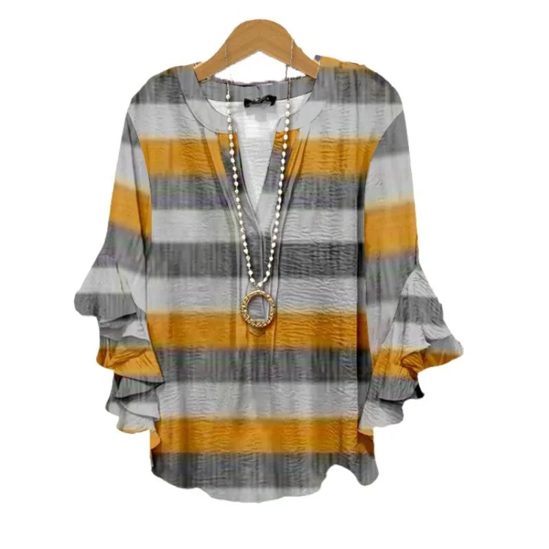Zomerblouse "Tuinfeest" – Fris & vrouwelijk