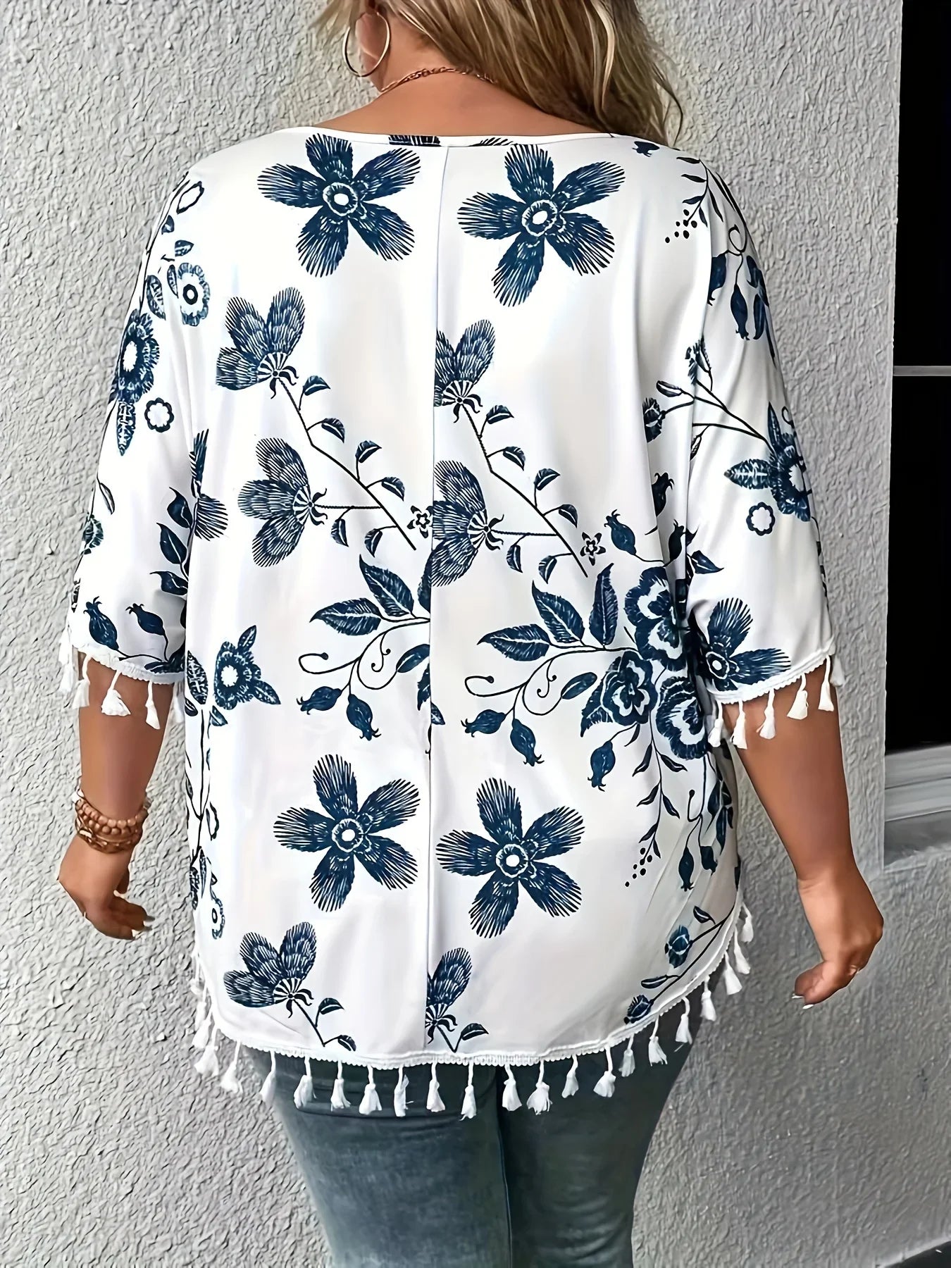 Zomerblouse "Tuinfeest" – Fris & vrouwelijk