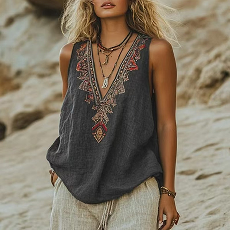 Zomertop "Tuinfeest" – Puur & comfort