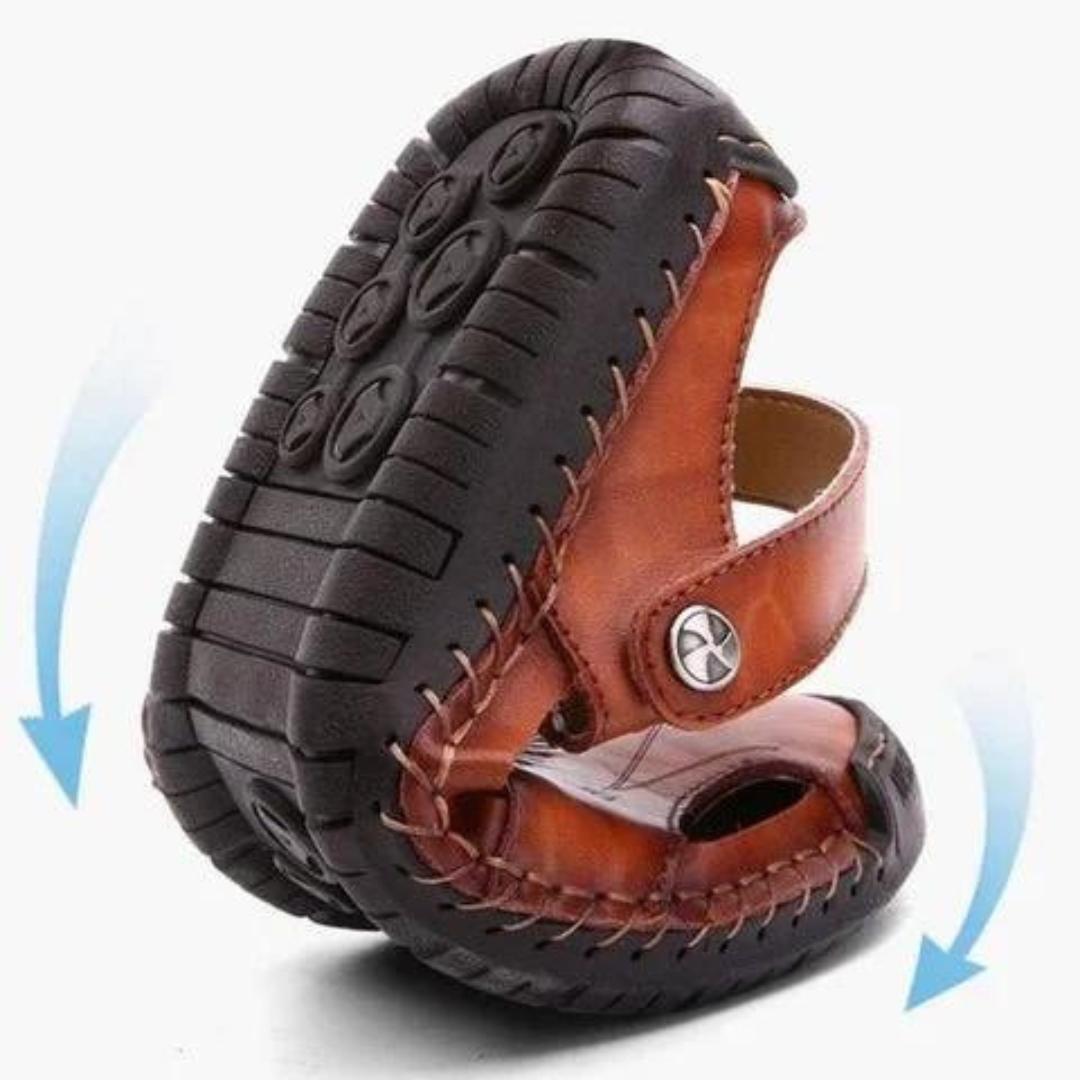 Tom™ | Orthopedische Leren Sandalen