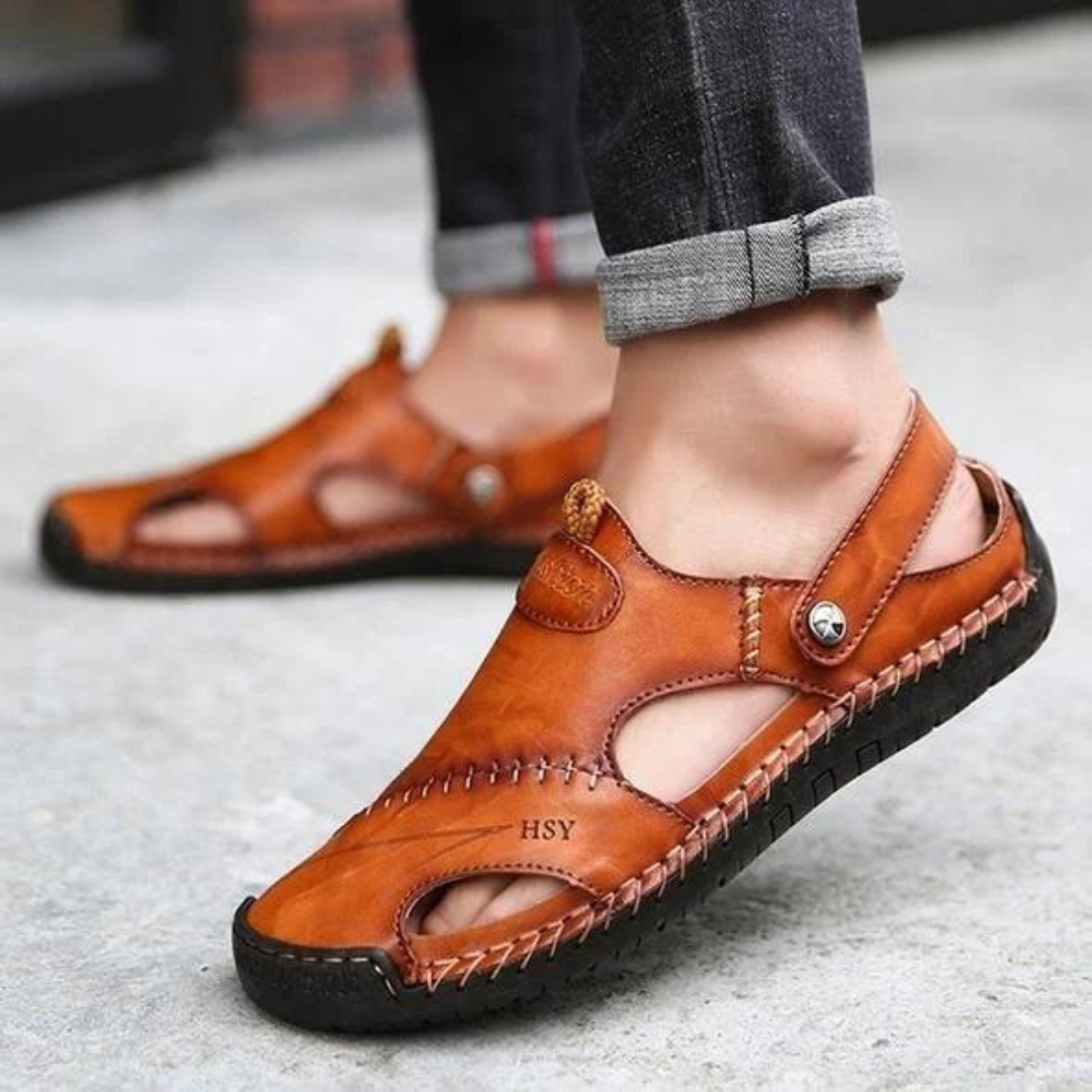 Tom™ | Orthopedische Leren Sandalen