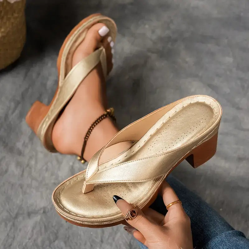 Orthopedische Slipper met Hak